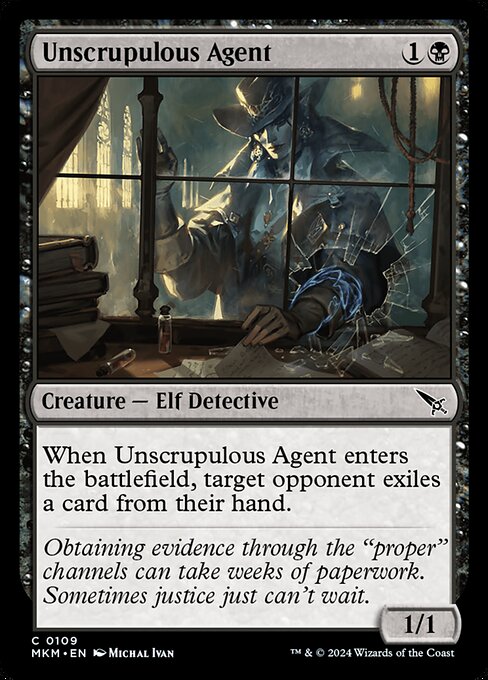 MKM: Unscrupulous Agent (Foil)