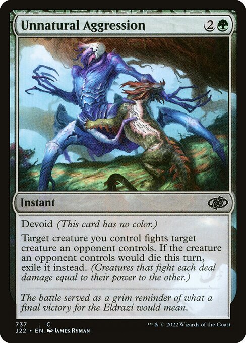 J22: Unnatural Aggression