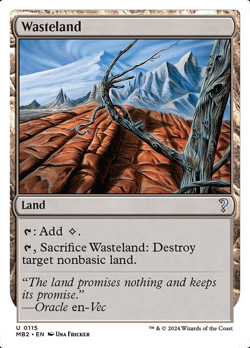 MB2: Wasteland (White Border)