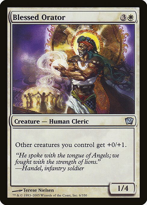 9ED: Blessed Orator (Foil)