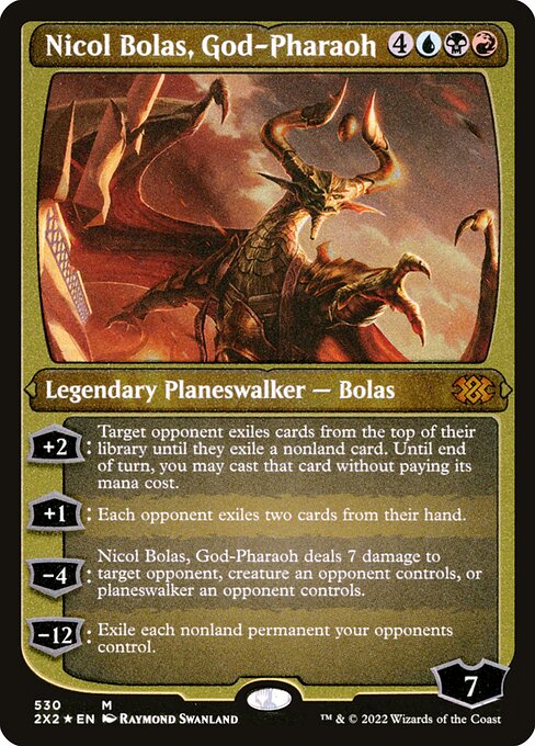2X2: Nicol Bolas, God-Pharaoh (Foil Etched)