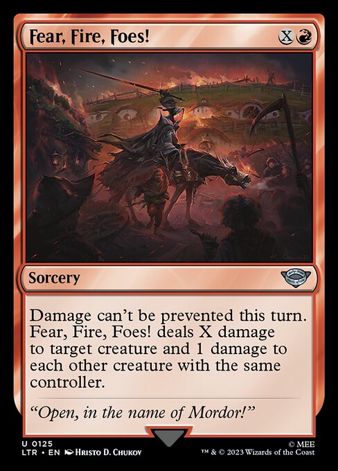 LTR: Fear, Fire, Foes! (Foil)