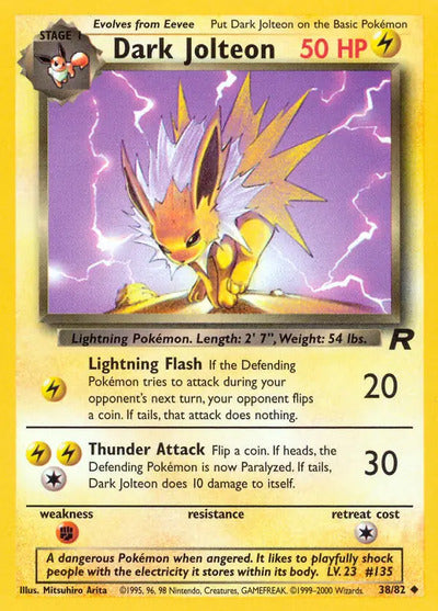 Dark Jolteon 38/82 Unlimited Team Rocket