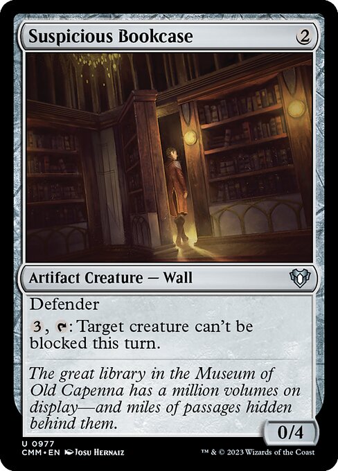 CMM: Suspicious Bookcase