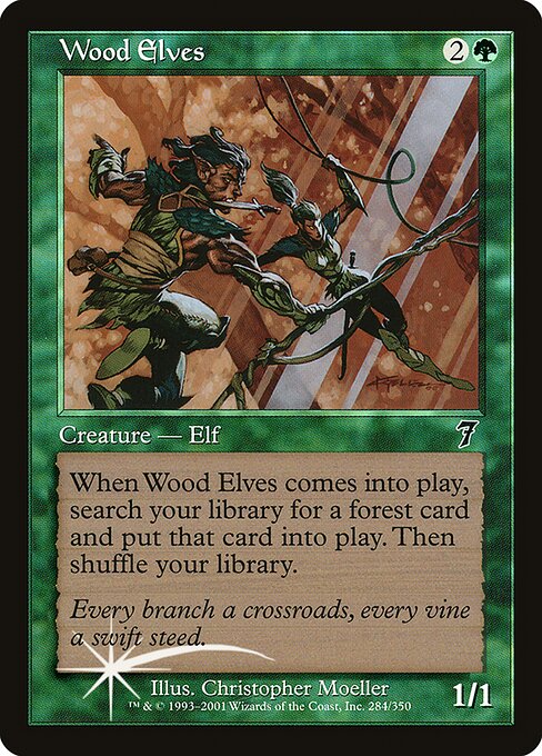 7ED: Wood Elves (Foil)