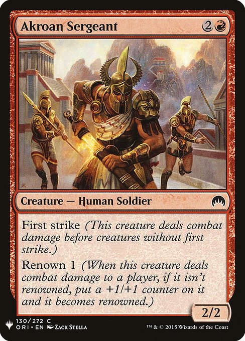 PLST: Akroan Sergeant