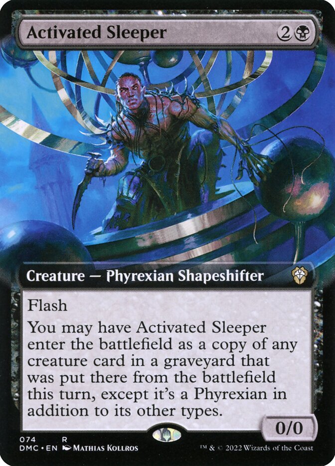 Activated Sleeper (Extended Art) [Foil] :: DMC