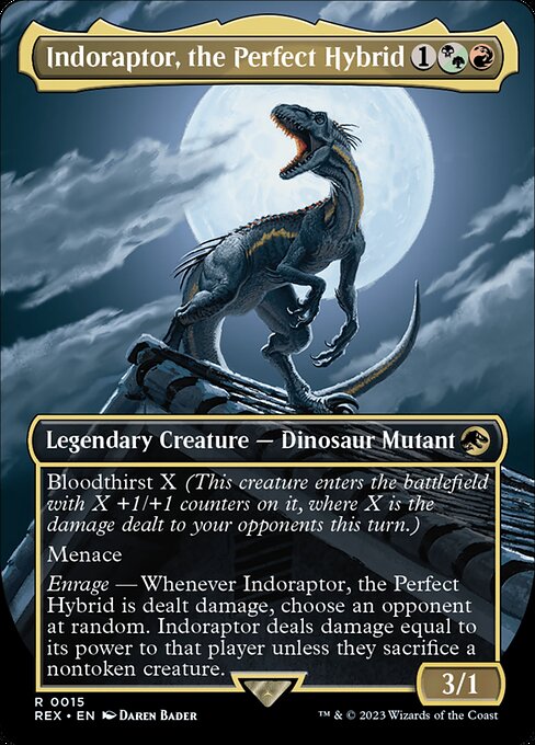 REX: Indoraptor, the Perfect Hybrid (Borderless)