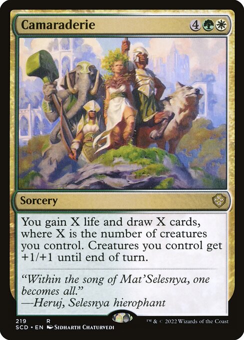 SCD: Camaraderie