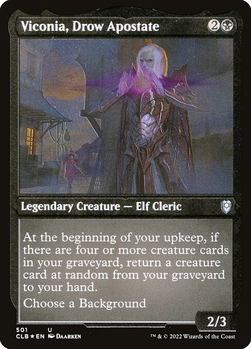 CLB: Viconia, Drow Apostate (Foil Etched)
