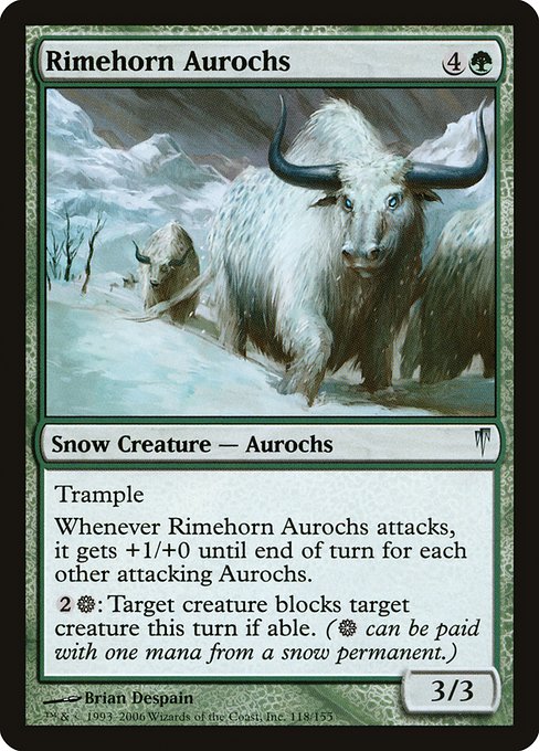 CSP: Rimehorn Aurochs (Foil)