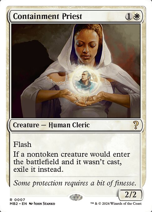 MB2: Containment Priest (White Border)