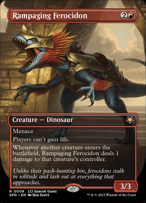 SPG: Rampaging Ferocidon (Borderless) (Foil)