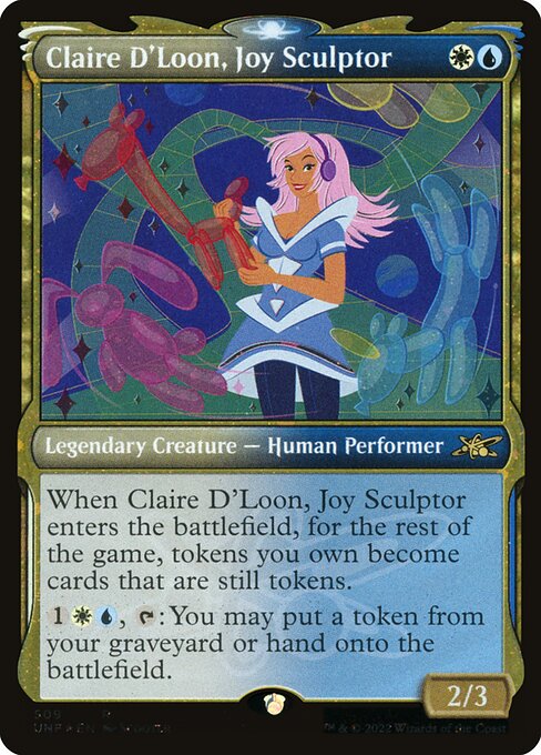 UNF: Claire D'Loon, Joy Sculptor (Showcase) (Galaxy Foil)