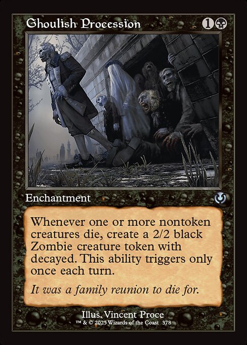 INR: Ghoulish Procession (Retro Frame) (Foil)