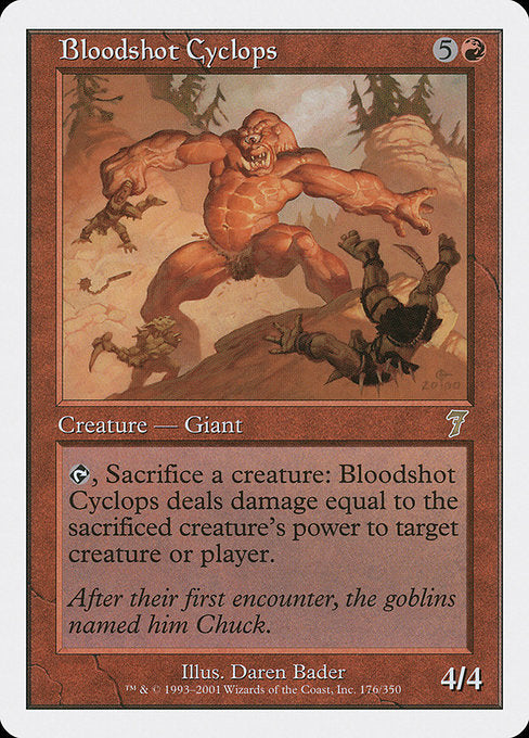 7ED: Bloodshot Cyclops