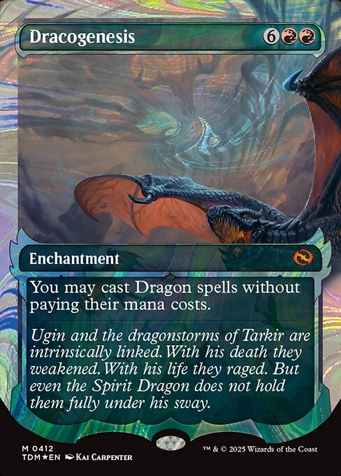 TDM: Dracogenesis (0412) (Showcase) (Halo Foil)