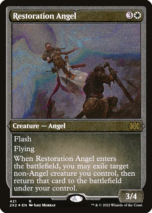 2X2: Restoration Angel (Foil Etched)