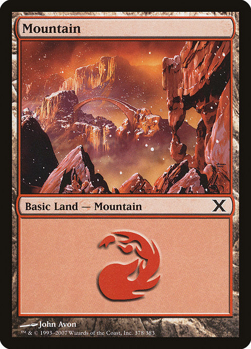 10E: Mountain (378) (Foil)