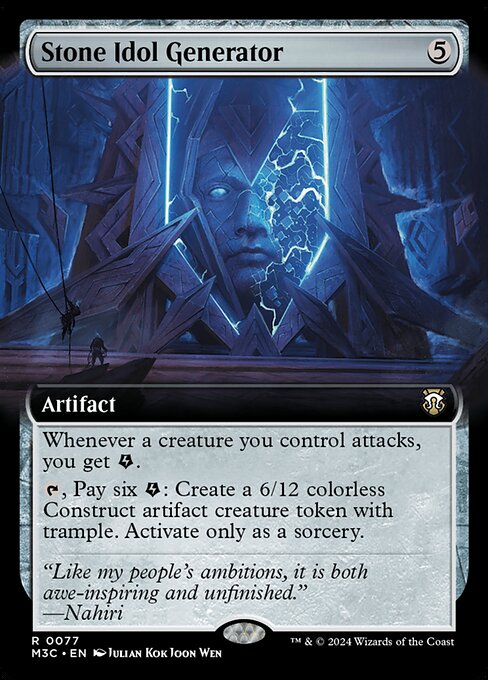 M3C: Stone Idol Generator (Extended Art) (Foil)