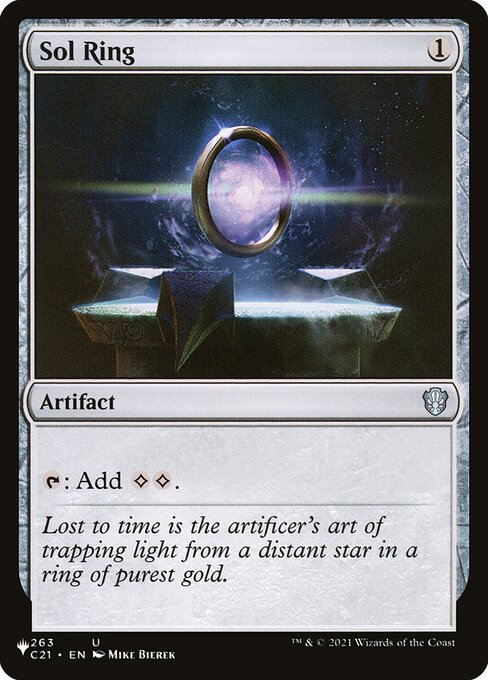 PLST: Sol Ring (C21)