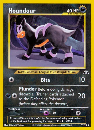 Houndour (39) 39/75 Unlimited Neo Discovery