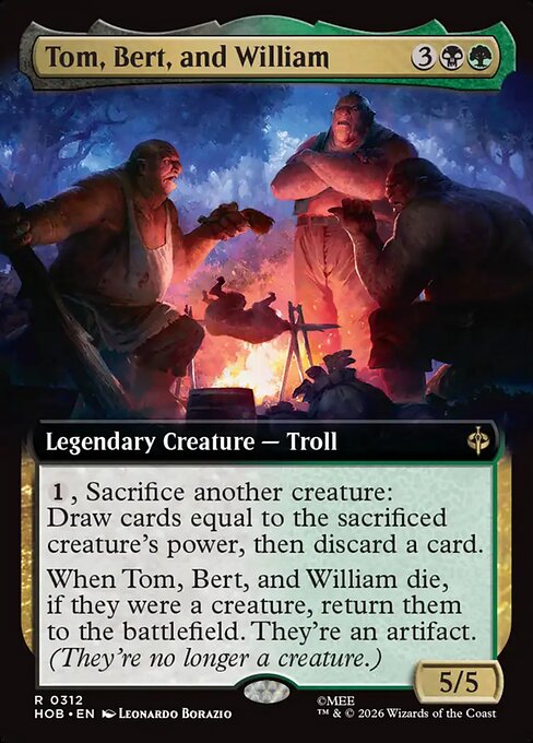 HOB: Tom, Bert, and William (Extended Art) (Foil)