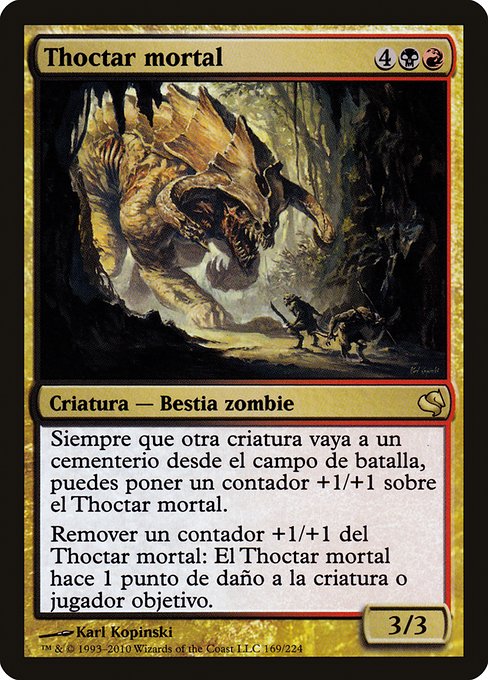 PS11: Deathbringer Thoctar (Spanish) - "Thoctar mortal"