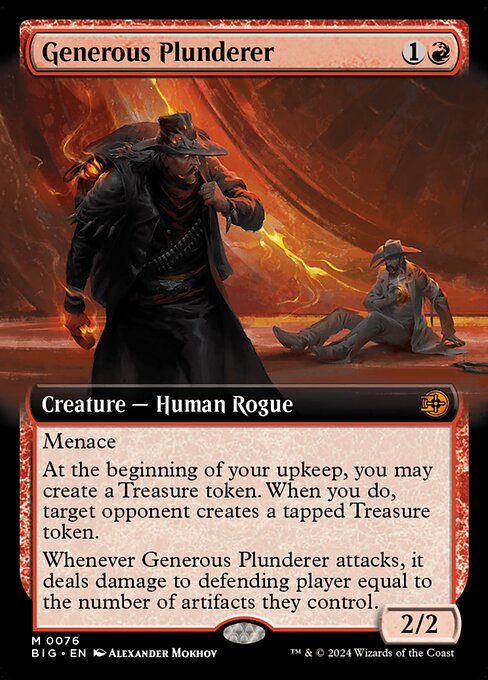 BIG: Generous Plunderer (Extended Art) (Foil)