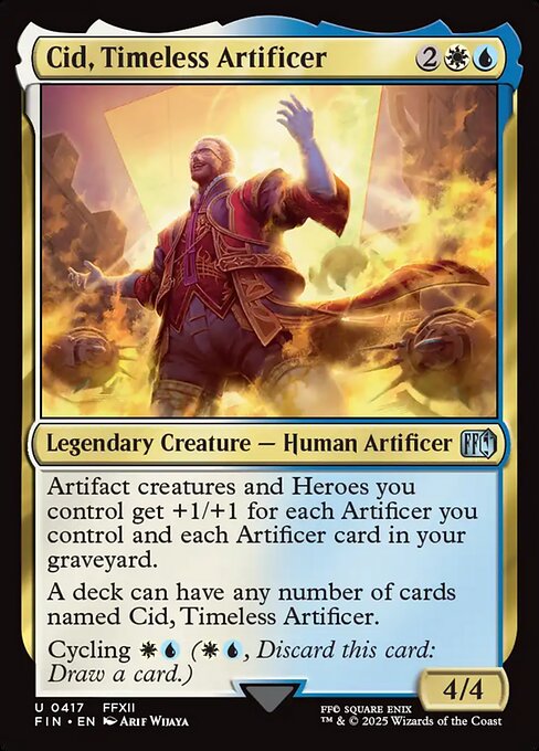FIN: Cid, Timeless Artificer (0417) (Foil)