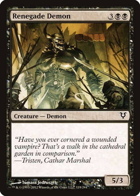 AVR: Renegade Demon