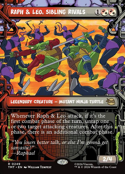 TMT: Raph & Leo, Sibling Rivals (Showcase)