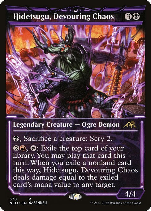 NEO: Hidetsugu, Devouring Chaos (Showcase) (Foil)