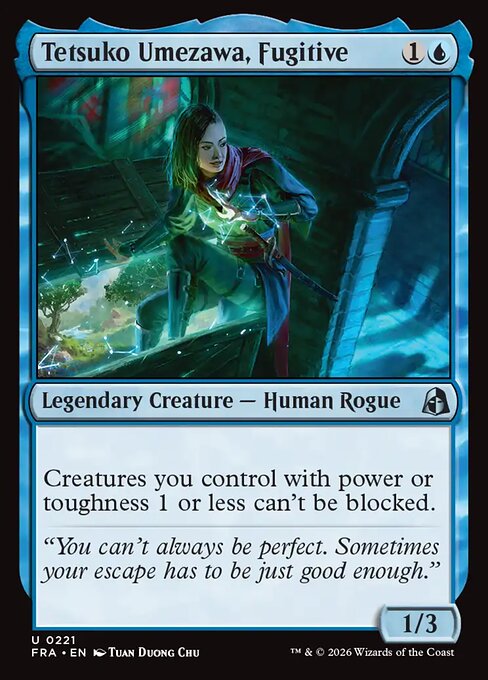 FRA: Tetsuko Umezawa, Fugitive