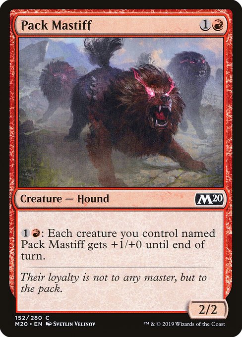 M20: Pack Mastiff