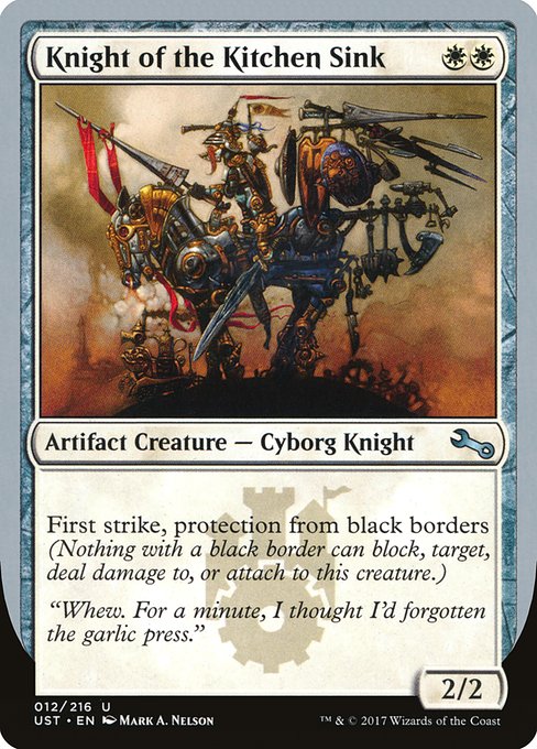 UST: Knight of the Kitchen Sink (A)