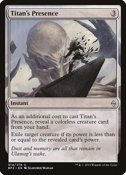 BFZ: Titan's Presence (Foil)