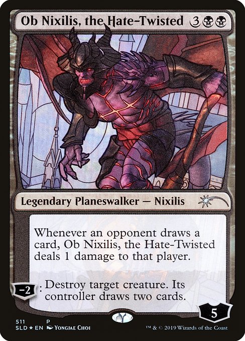 SLD: Ob Nixilis, the Hate-Twisted (Stained Glass) (Foil)