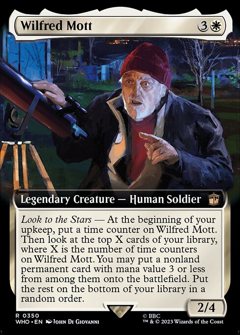 WHO: Wilfred Mott (Extended Art) (Foil)