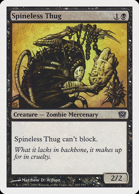 9ED: Spineless Thug