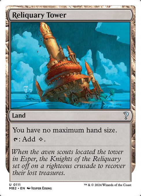 MB2: Reliquary Tower (White Border)