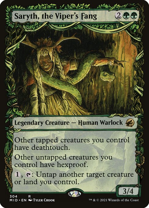 MID: Saryth, the Viper's Fang (Showcase) (Foil)