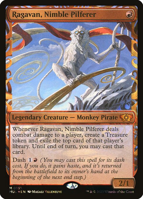 MUL: Ragavan, Nimble Pilferer (Halo Foil)