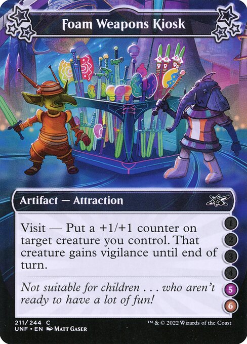 UNF: Foam Weapons Kiosk (5-6) (Foil)