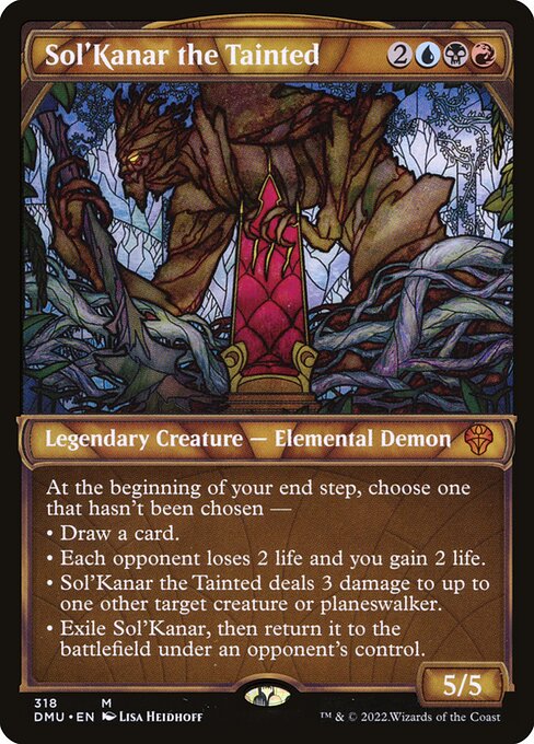 DMU: Sol'Kanar the Tainted (Showcase) (Foil)