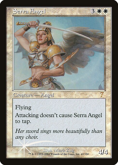 7ED: Serra Angel (Foil)