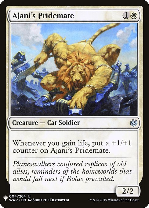 PLST: Ajani's Pridemate