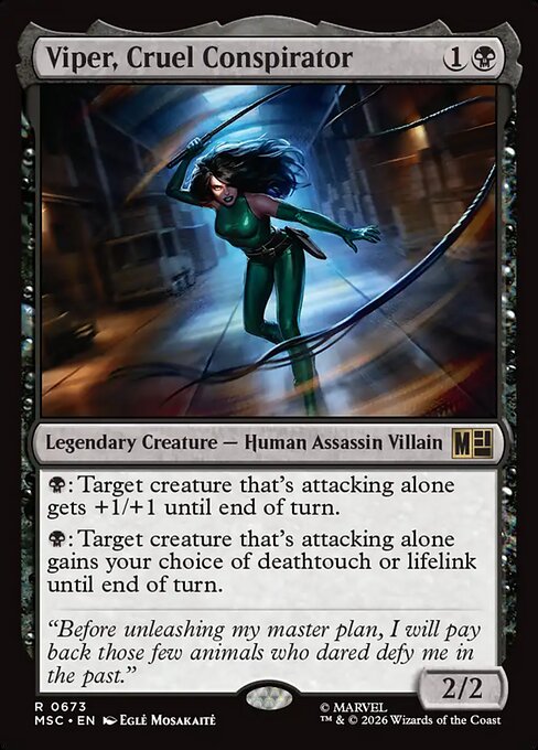 MSC: Viper, Cruel Conspirator (Foil)