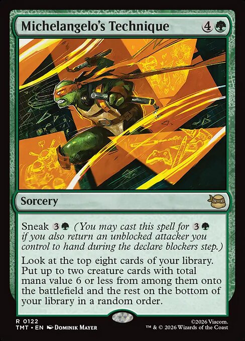 TMT: Michelangelo's Technique (Foil)