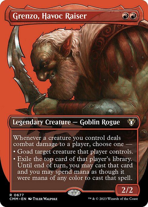 CMM: Grenzo, Havoc Raiser (Borderless) (Foil)